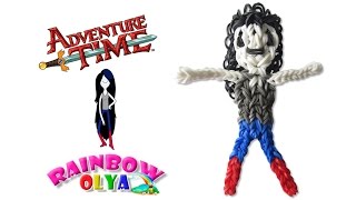 МАРСЕЛИН - Время Приключений из резинок на рогатке | Marceline Adventure Time Rainbow Loom