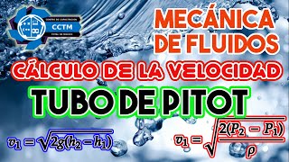 Cómo calcular la velocidad en un tubo de Pitot | ¡Muy básico! | Mecánica de Fluidos