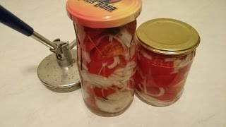 Заготовки на зиму салата из помидор Рецепт с желатином консервированные томаты вкусное блюда