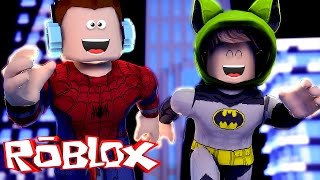 Roblox - HOMEM ARANHA VS BATMAN !!  (Roblox Super Hero Tycoon)