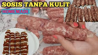CARA MEMBUAT SOSIS TANPA KULIT PEMBUNGKUS | SAUSAGE WITHOUT CASING