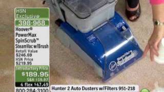 Hoover PowerMax SpinScrub Steam Vac with Turbo Brush