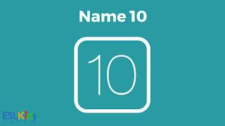 ESL Warmer: Name 10