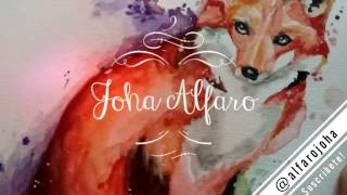 Acuarela|speedpaint |watercolor: zorro / fox