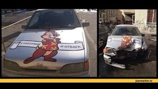 Слабоумие и отвага / Stupid car accident compilation