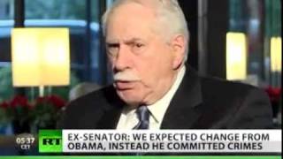 Ex US Senator ((( EXPOSES ))) US corruption , greed and fascist intent