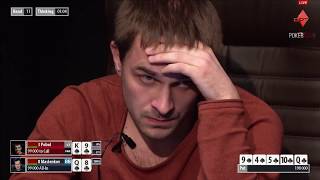 Турнир Top Event (BPT14), большая раздача Юрий Масленков vs Николай Поболь
