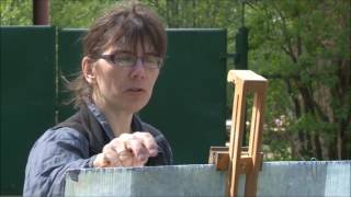 Фрагмент мастер-класса Анны Михайловой: "Пейзаж акварелью на пленэре"