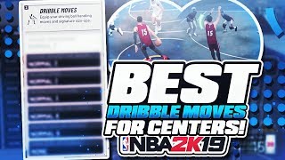 *NEW* OVERPOWERED DRIBBLE MOVES FOR CENTERS!! HOW TO SPEEDBOOST WITH A CENTER ON NBA 2K19!!!