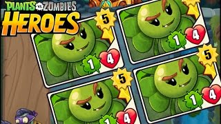 Plants vs Zombies Heroes Walkthrough 111 - Plucky Cover Card Quest | ALL Cards Collected
