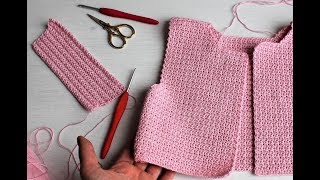 Платье для дочки крючком. Блог. (Рост 116см)