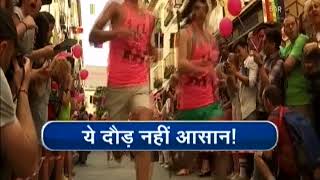 Morning Breaking: High heels race in Madrid gay pride 2018