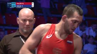 BRONZE FS - 79 kg: R. VALIEV (RUS) v. V. GULIA (IND)