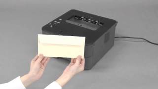Load an Envelope using the Manual Feed Slot | Brother HLL2360DW HLL2340DW HLL2315DW