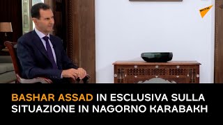Bashar Assad in esclusiva sulla situazione in Nagorno Karabakh