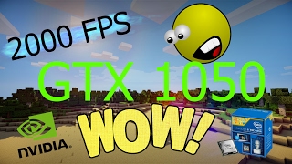 Review GTX 1050 intel core I5 6600 8gb RAM En Minecraft