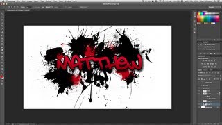 Photoshop Graffiti Text Effect