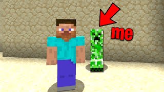 Trolling a new minecraft noob with a disguise plugin