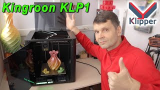 3D принтер Kingroon KLP1 шустрый малыш на Klipper и кинематике CoreXY #3dprinting