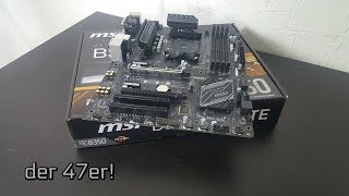 Mainboard MSI B350 PC Mate unboxing + vorstellung!