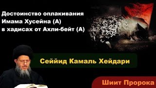 Достоинство оплакивания Имама Хусейна (А) в хадисах от Ахли-бейт (А) – Сеййид Камаль Хейдари