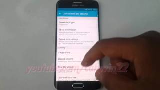 Android Lollipop : How to Enable or disable Android Device Manager on Samsung Galaxy S6