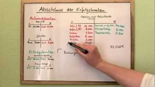 Erfolgskonten abschließen (GUV) - Teil 2
