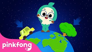 Gravedad | Los Planetas para niños | El Sistema Solar | Pinkfong Canciones Infantiles