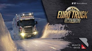 ?► AO VIVO Euro Truck Simulator 2 # 84 DLC Heavy Cargo Pack + Bitrem MP 1.28 ,  12 HORAS LIVE