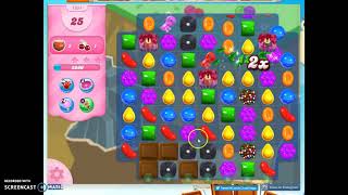 Candy Crush Level 1054 Audio Talkthrough, 3 Stars 0 Boosters