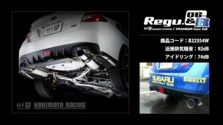 WRX STI VAB｜柿本改マフラー Regu.06&R (B22354W)