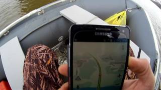 Тест на скорость мотора Тохатсу 9.8BL