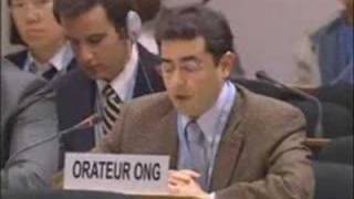 UN Watch's Hillel Neuer queries Louise Arbour on Durban 2