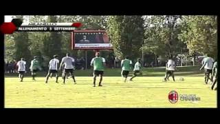 Kaka first training   Milanello Allenamento 05-09-2013 Part 2