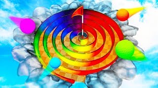 САМАЯ ЗАКРУГЛЁННАЯ ЛУНКА В КОТОРУЮ НУЖНО ПОПАСТЬ С ПЕРВОЙ ПОПЫТКИ - НЕВЕРОЯТНЫЕ ЛУНКИ В GOLF IT