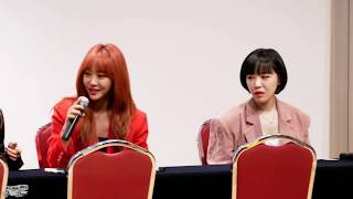 [191103] 브아걸 상암 팬싸인회 시작인사 직캠
