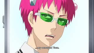 Saiki Kusuo no Ψ-nan - Saiki Shows his annoyed face look to Aren Kuboyasu!
