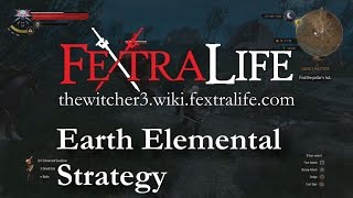 Earth Elemental Strategy - Witcher 3 Wiki Fextralife