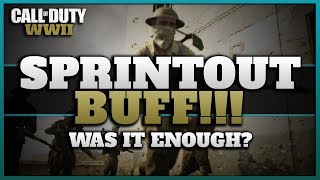 Sprintout Buff Details! | This is Game Changing! (CoD WW2 Beta Patch)