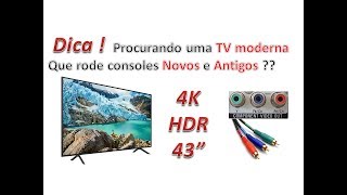 # 78 - PROCURANDO UMA TV MODERNA PARA CONSOLES NOVOS E ANTIGOS ?