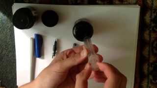 Refilling cartridges Pilot Parallel Pen