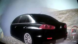Mitsubishi lancer x evolution 2.0 turbo (разгон с 0 до 213)