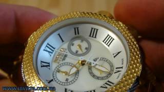Invicta 17429 Reserve Bolt Lady Swiss Made Gold Chronograph