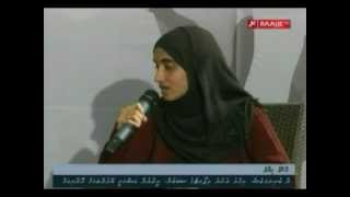 ND. Azee on Raajje Tv. - Raiyithunge Khiyaal - PART 2 (clip 1 of 2)