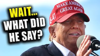 Trump Gets Awkward Reaction From Crowd After Bizarre Rant