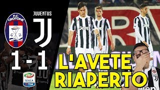 IN PANTOFOLE NON VINCI NEMMENO A BRISCOLA | DYBALA È ARIA || CROTONE JUVENTUS 1 - 1 Serie A #33