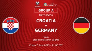 PES 2020: European Qualifiers -  Group A Matchday 6: Croatia v Germany