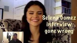 Interview with Selena Gomez ends quickly