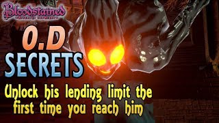 Bloodstained ROTN O.D Secrets unlock his lending limit on first visit