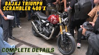 Finally Bajaj Triumph Speed 400 | Price, Features Full Details | " New ROADSTER BEAST "
